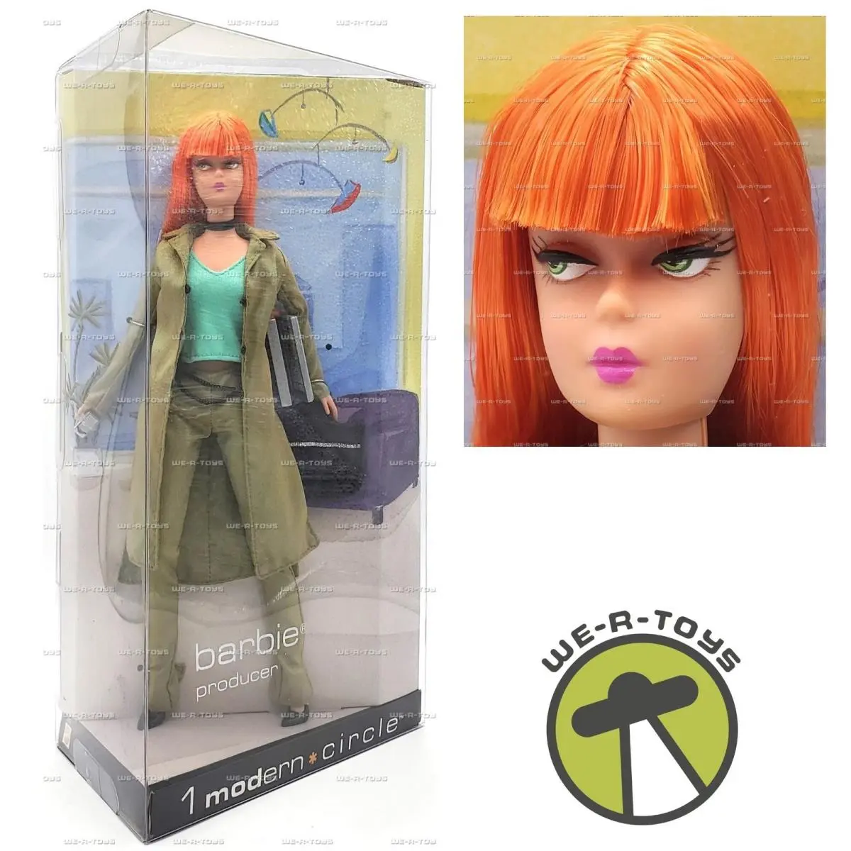 Barbie 1 Modern Circle Producer Doll Redhead Mattel 2003 B2523