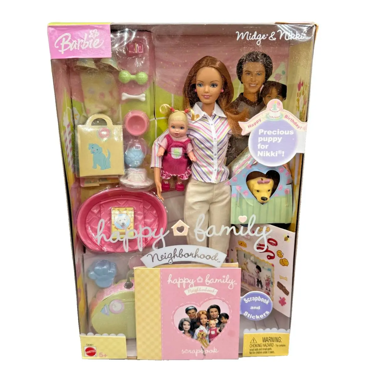 DS Barbie Doll 2003 Happy Family Midge Nikki Neighborhood C6061