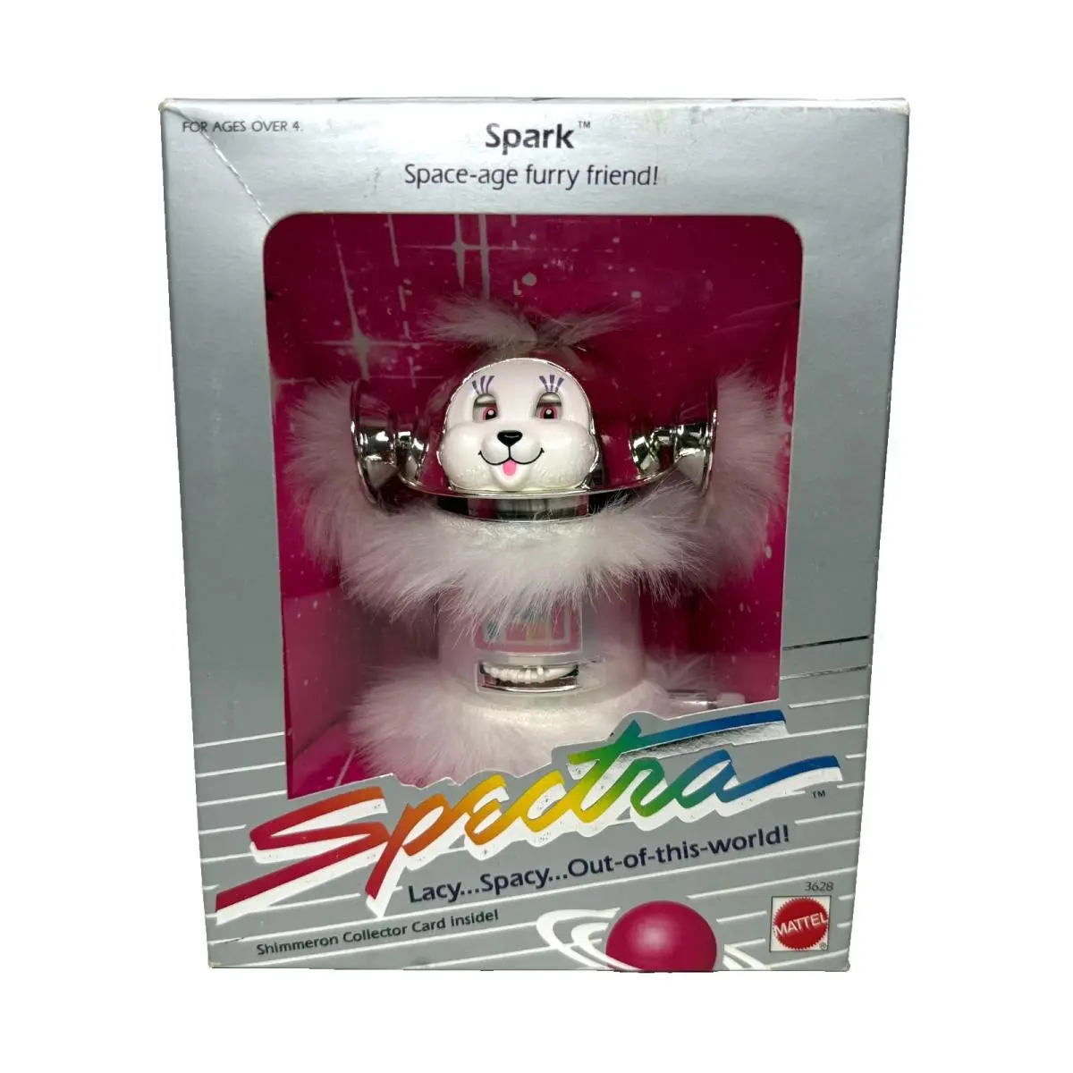 Vintage 1986 Mattel 3628 Spectra Spark Dog Space-age Furry Friend Barbie