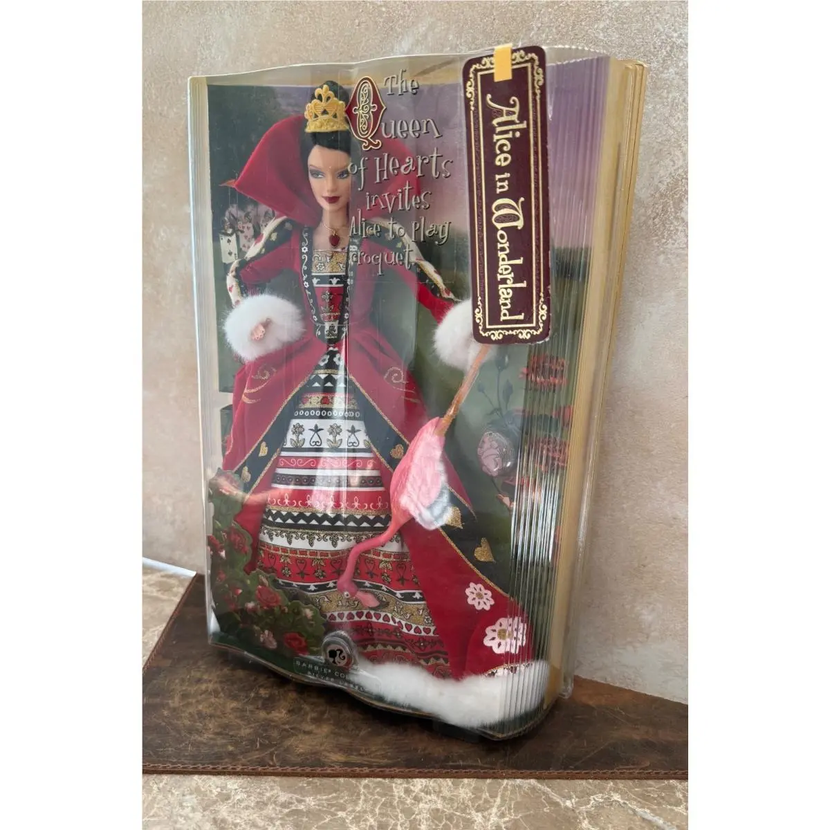 “the Queen OF Hearts” Barbie Silver Lable Tim Burton Alice IN Wonderland