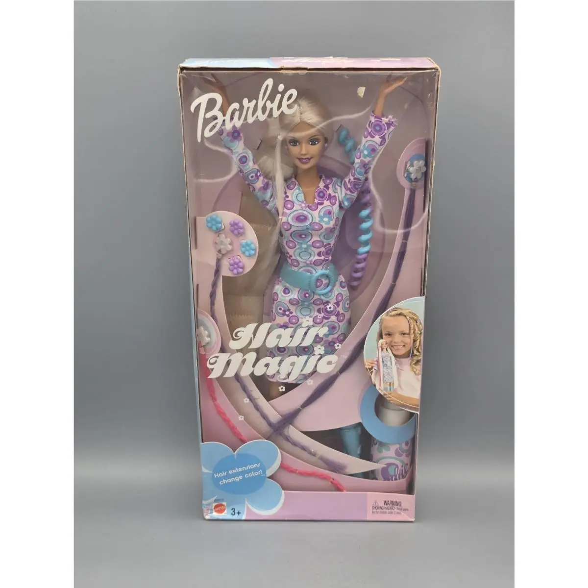 2002 Barbie Hair Magic Mattel Doll Rare B2813