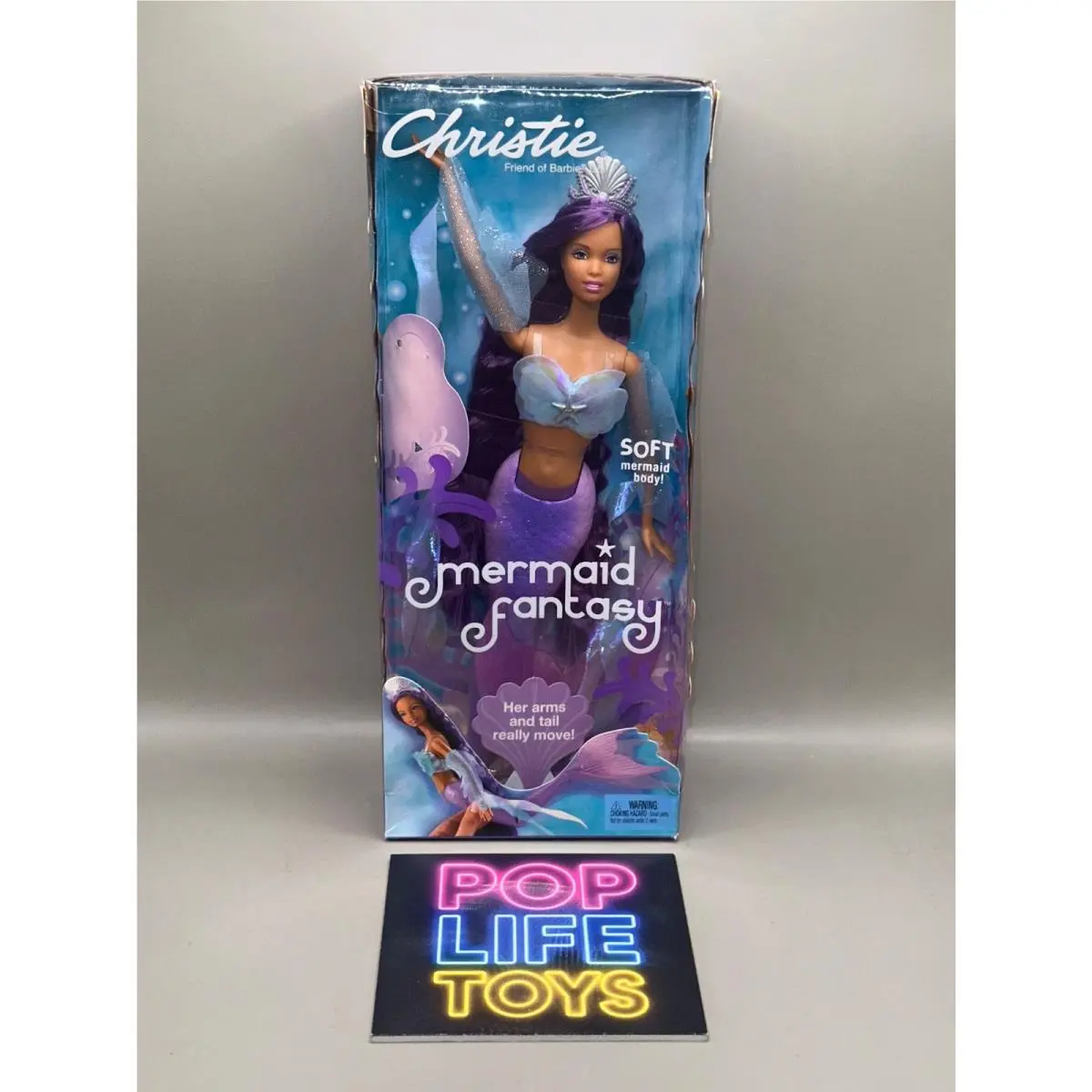 Vintage 2002 Mattel Barbie “mermaid Fantasy Christie” 56760 Nrfb