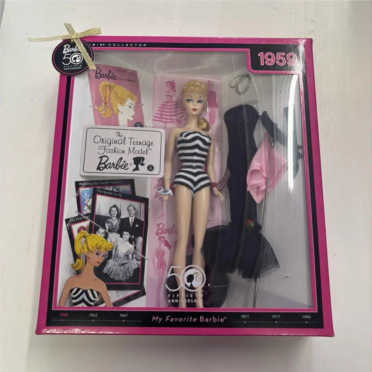 Barbie 50th Anniversary My Favorite Barbie 1959 Reproduction Doll N4974