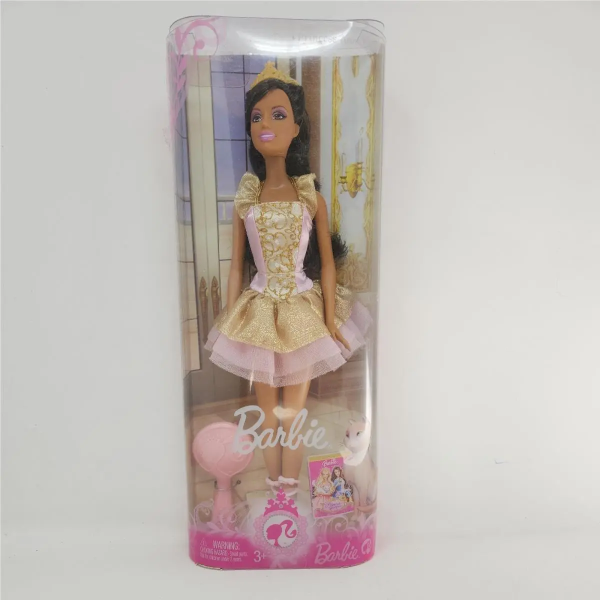 Barbie Princess The Pauper Anneliese Brunette Ballerina Doll