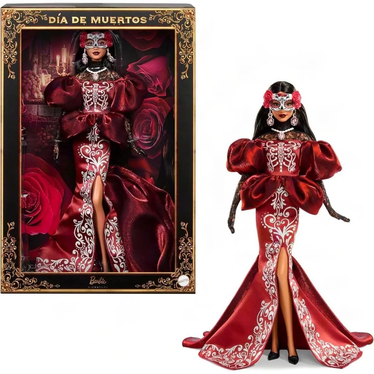 Barbie Signature Día De Muertos Collectible Doll 2026 Satin Mermaid Dress