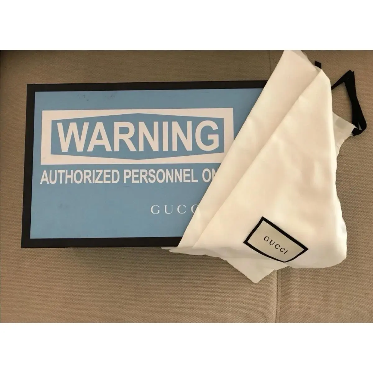 Gucci Shoe Box + Dust Bags