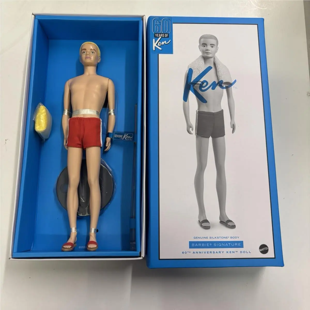 Silkstone Ken 60th Anniversary Doll Nrfb 2021 Gold Label GTJ89