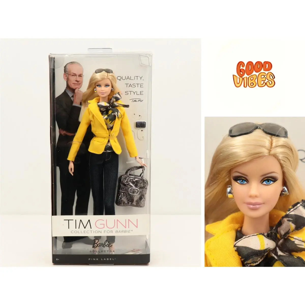 2012 Mattel Barbie Tim Gunn Collection Pink Label Nrfb W3470