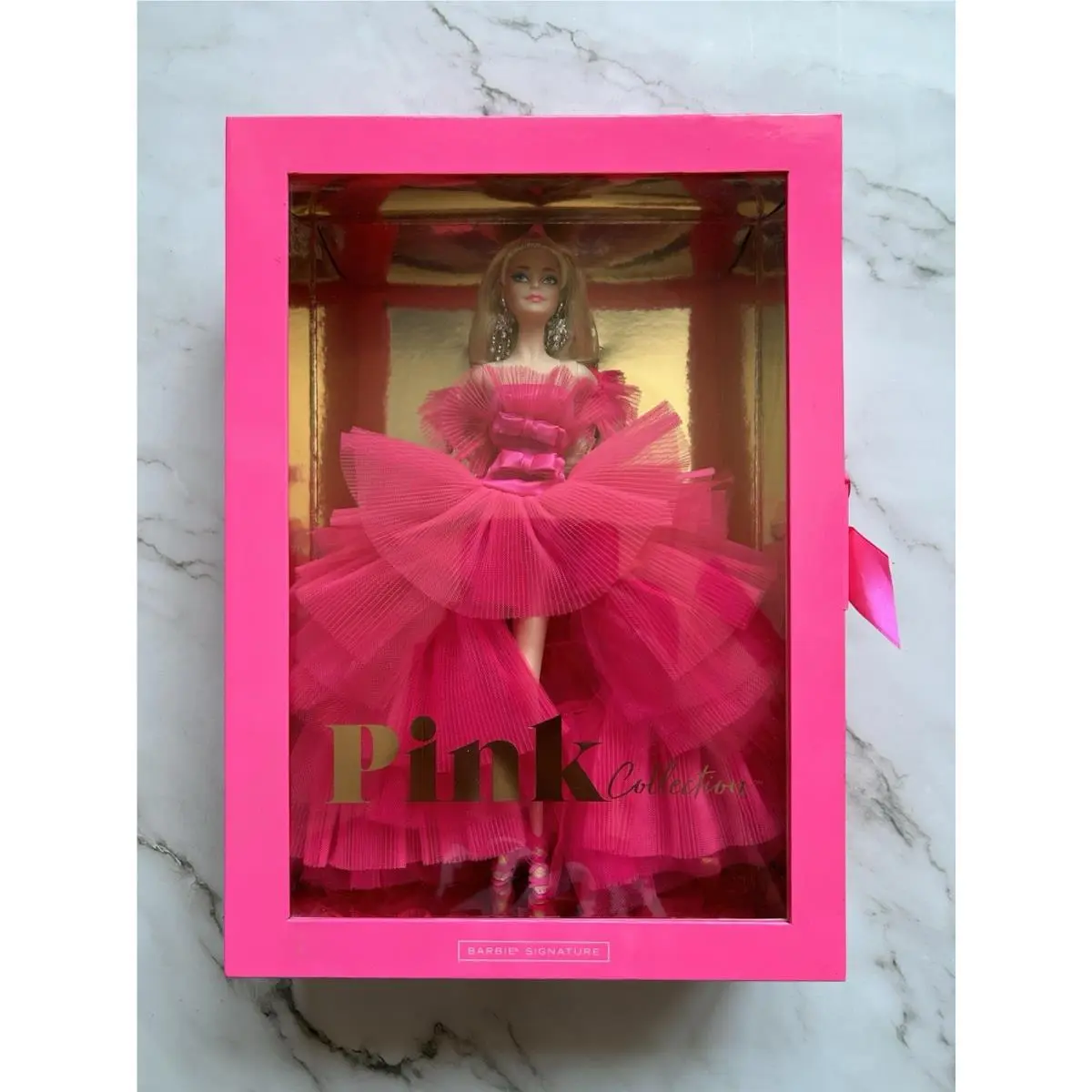 Mattel 2020 Barbie Signature Pink Collection Barbie Doll GTJ76