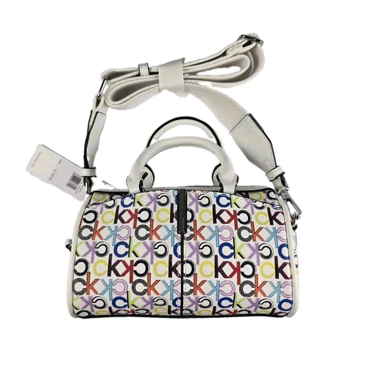 Calvin Klein Diy White Multi Crossbody Bag Doodle Monogram Purse H6ADPAY6