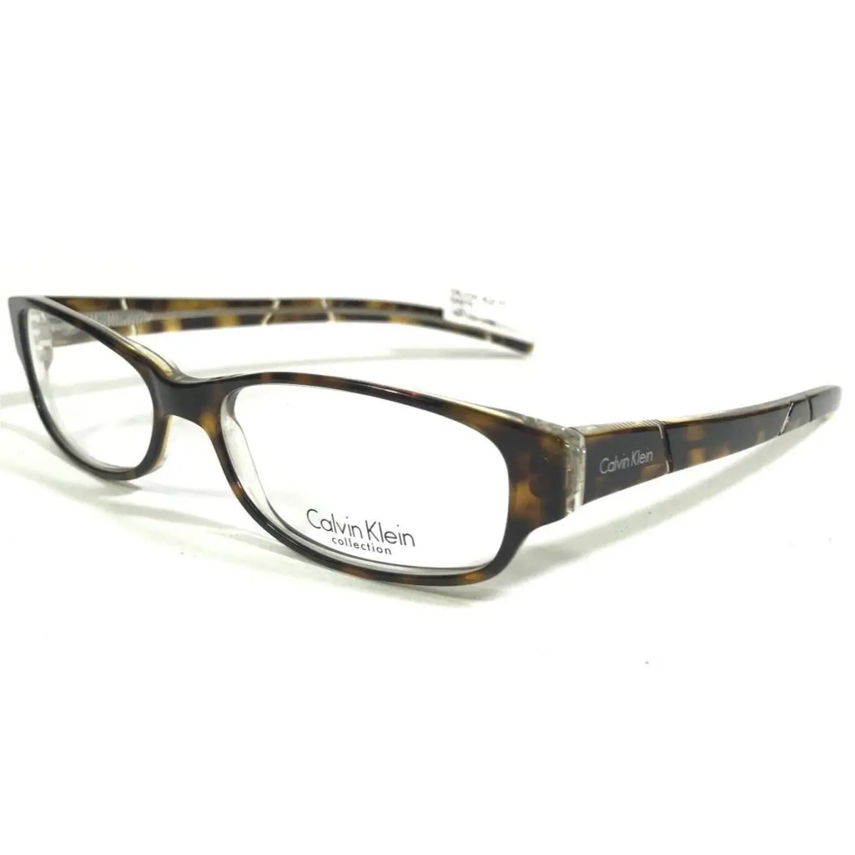 Calvin Klein Eyeglasses Frames CK673 101 Tortoise Round Full Rim 52-15-140