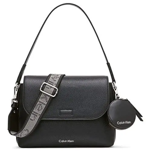 Calvin Klein Millie 2 in 1 Flap Shoulder Bag Crossbody One Size