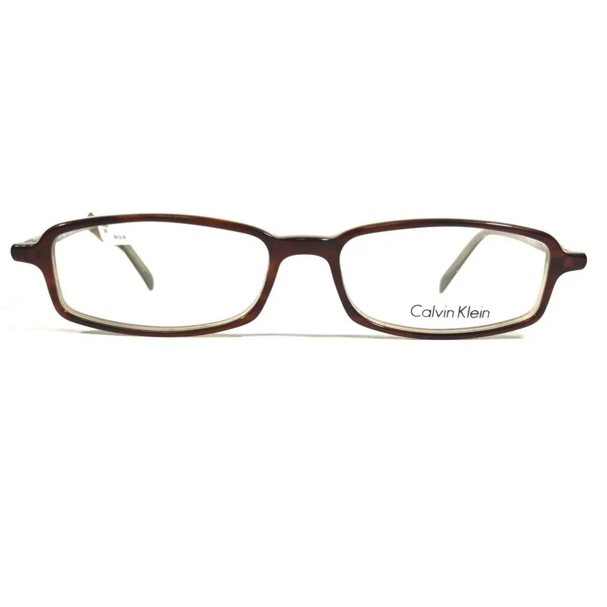 Calvin Klein CK662 041 Eyeglasses Frames Brown Rectangular Full Rim 49-15-145