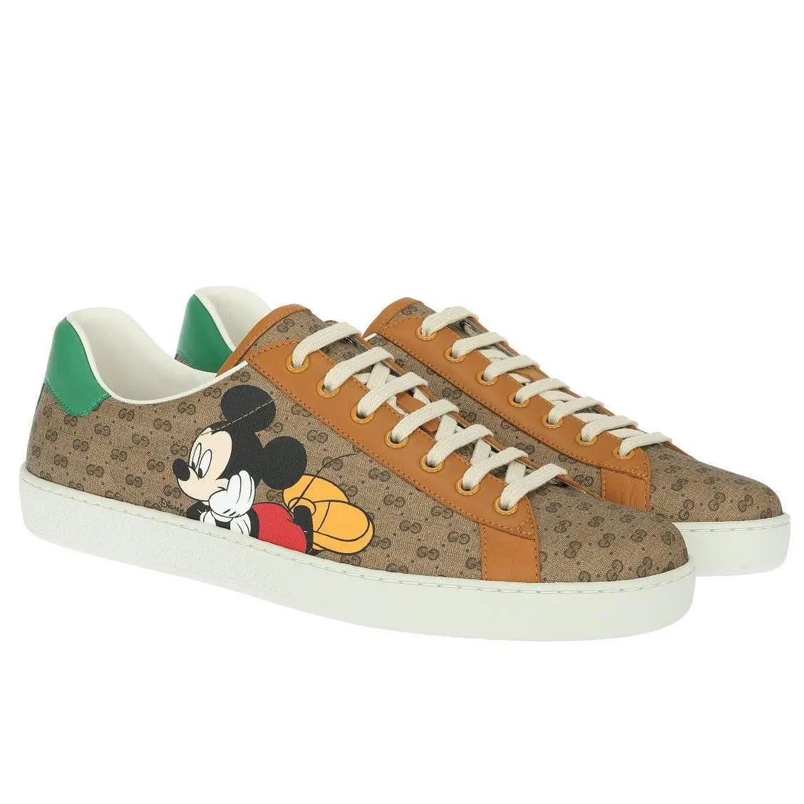 Men`s Ace Disney Mickey GG Sneakers Shoes 14 G/us 14.5 Rfid Code by Gucci
