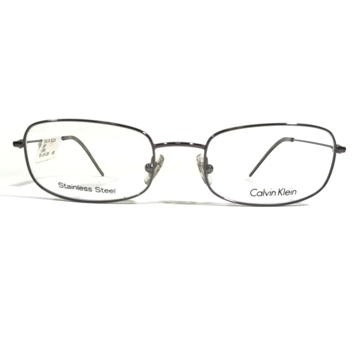 Calvin Klein CK388 598 Eyeglasses Frames Grey Square Full Rim 51-19-135