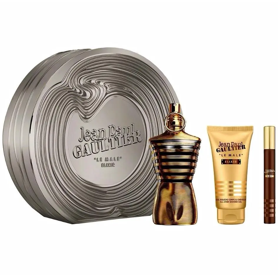 Jean Paul Gaultier Le Male Elixir Gift Set 4.2 fl oz Spray – Vanilla