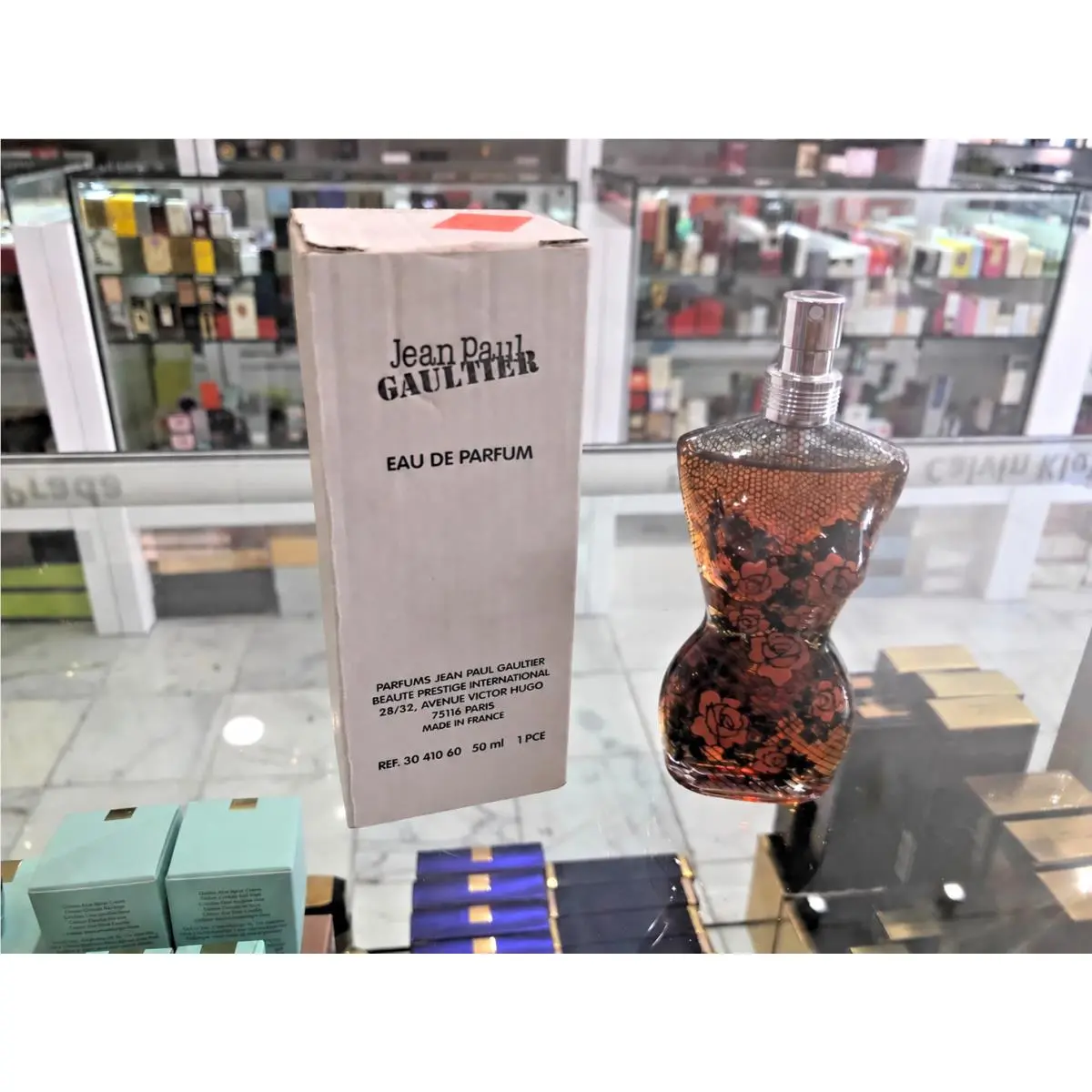 Jean Paul Gaultier Classique 50ml/1.7oz Edp Women Vintage 1993 Lace Bottle Rare