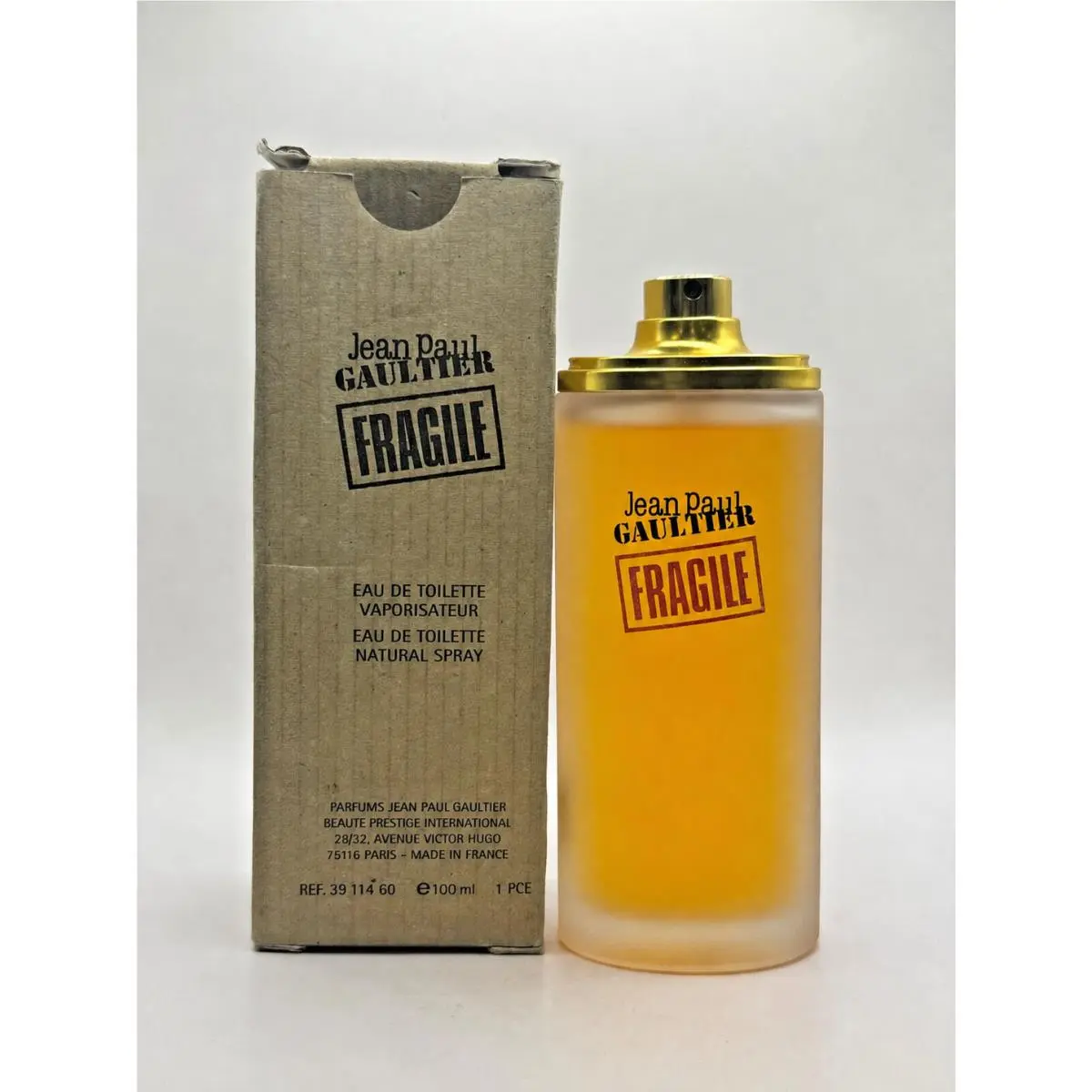 Jean Paul Gaultier Fragile 100ml/3.3oz Edt Women Rare Vintage