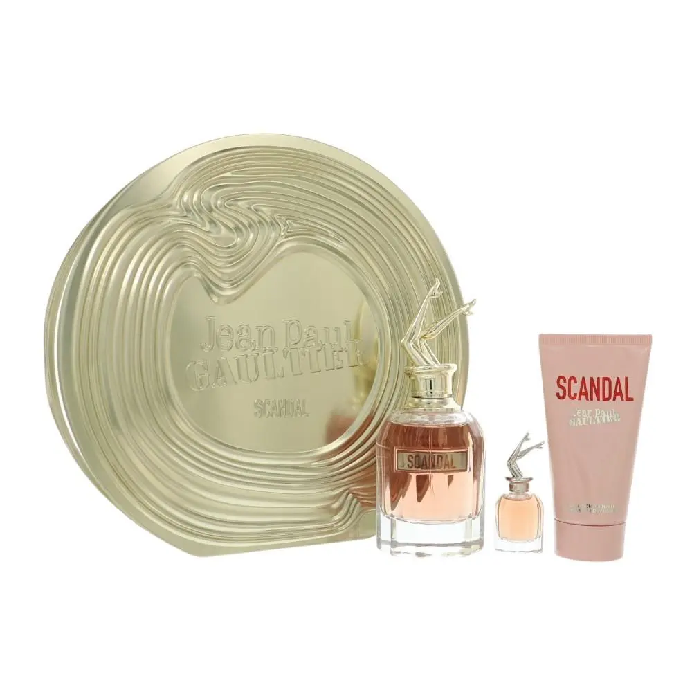 Scandal by Jean Paul Gaultier Gift Set For Women 3 Pc Gift Set-2.7Oz Edp