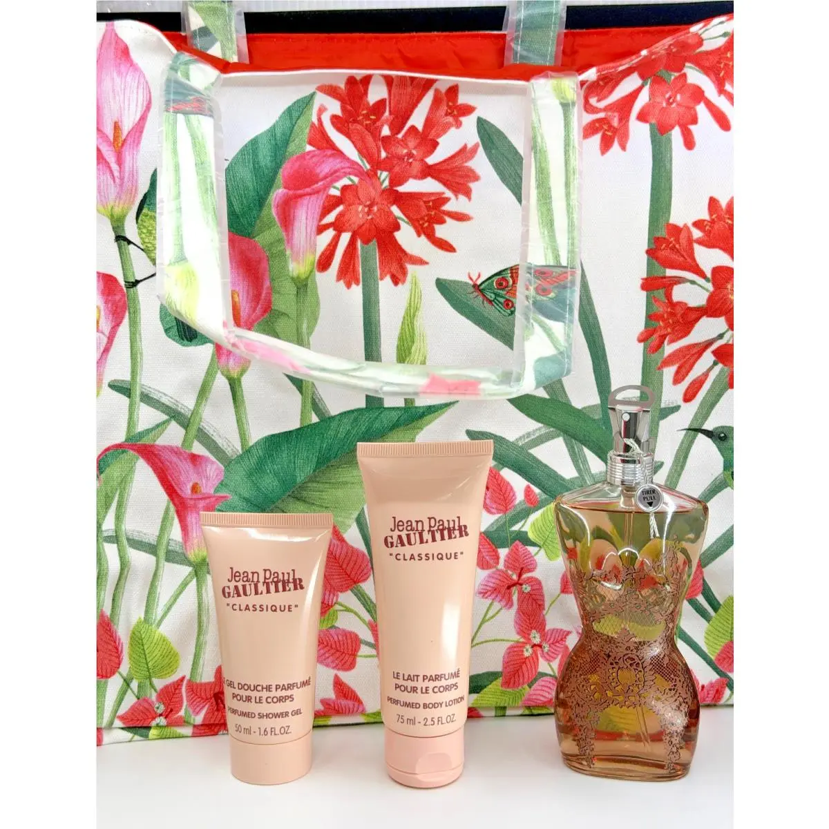 Jean Paul Gaultier Jpg Classique Edp Spray Body Lotion Shower Gel Value Set 2012 Edition