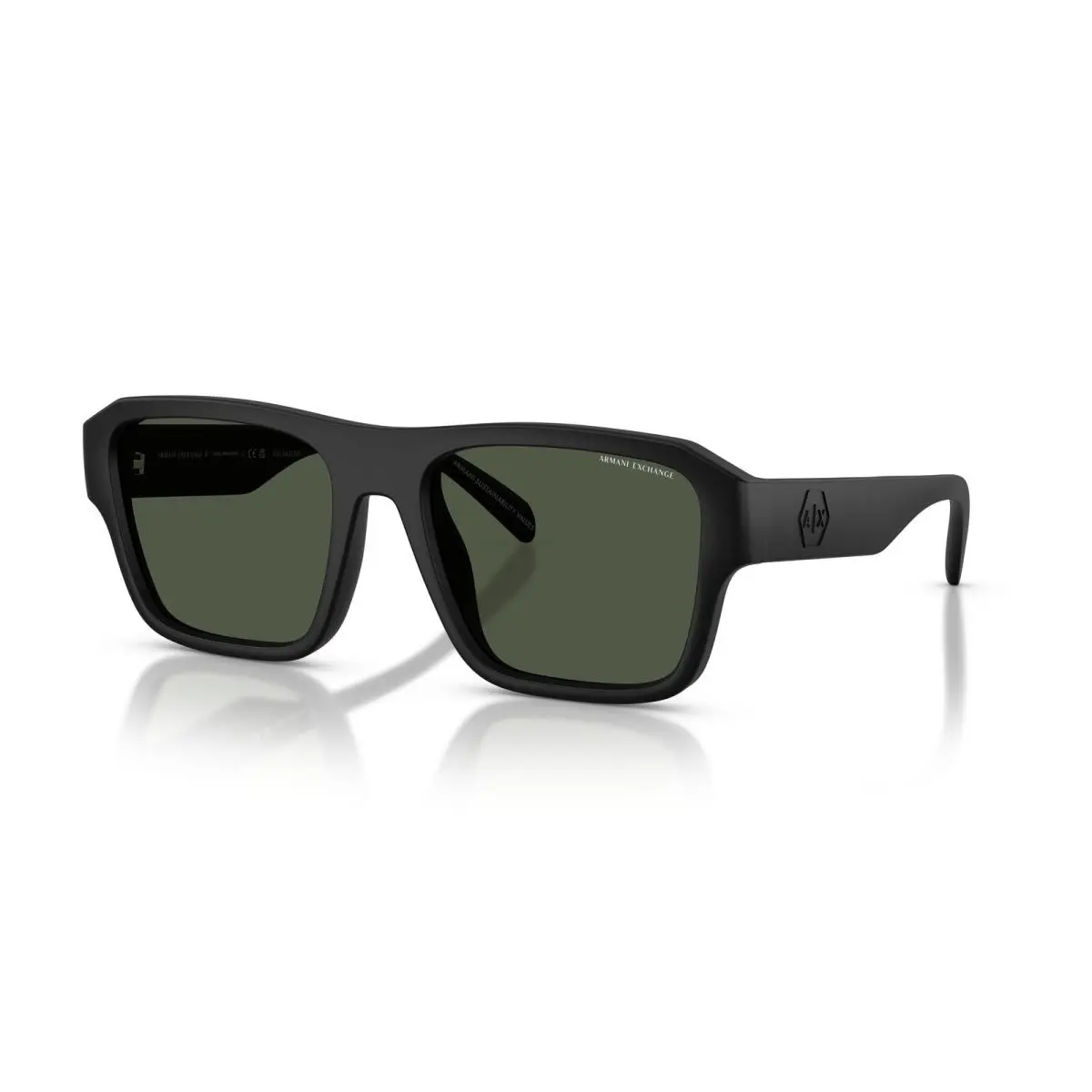Armani Exchange 4154SU Sunglasses 80782J Black