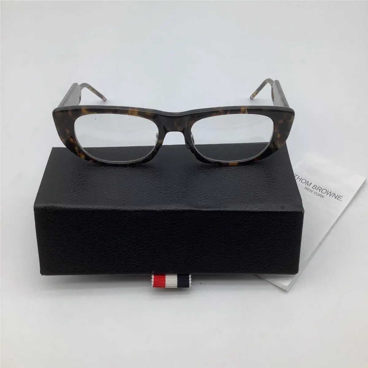 Thom Browne TBX417-53-02AF Tortoise Cat Eyeglasses Frames 53-19-147