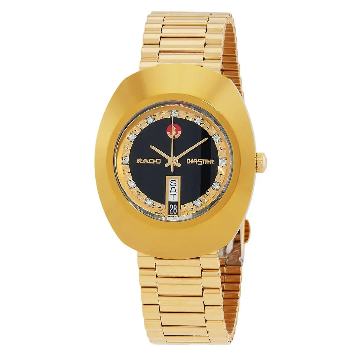 The Automatic Diamond Black Dial Men`s Watch R12413583 by Rado