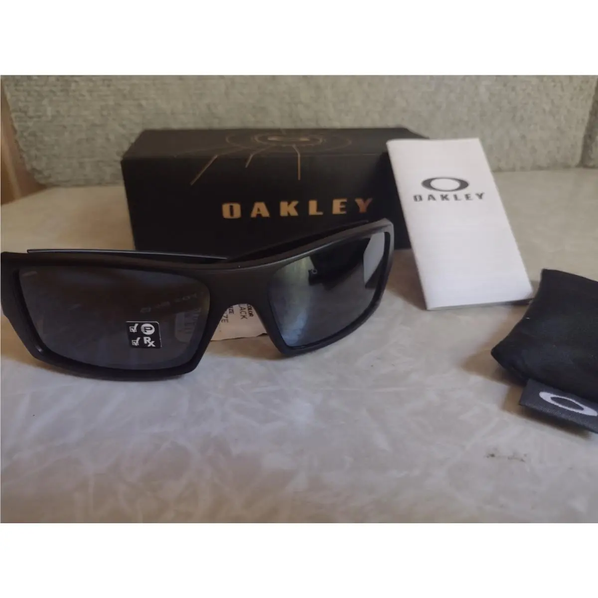 Oakley OO 12-856 Polarized Gascan Matte Black Snglasses ZZ3