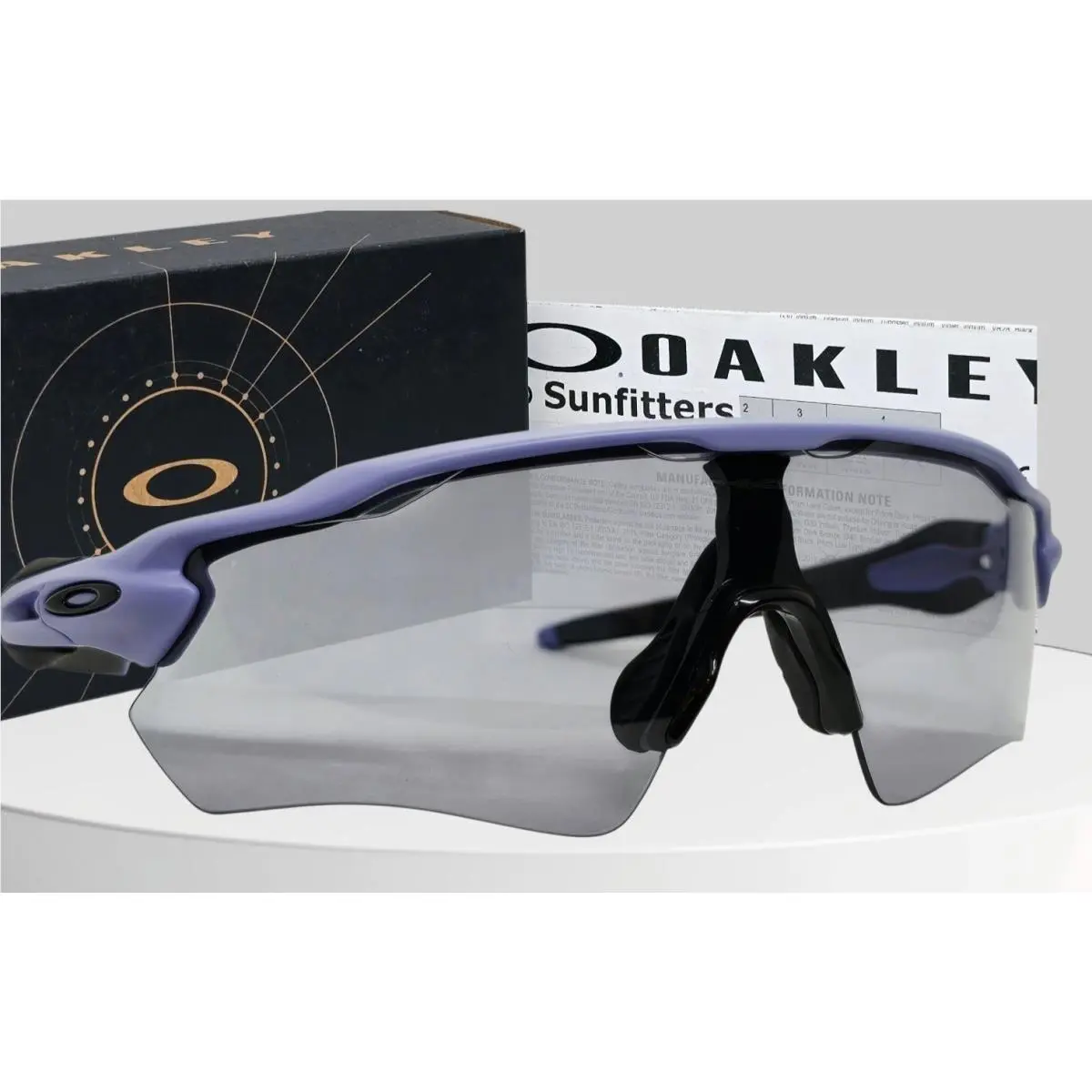 Oakley Radar EV Path Matte Lilac Prizm Slate OO9208-F7 Sunglasses