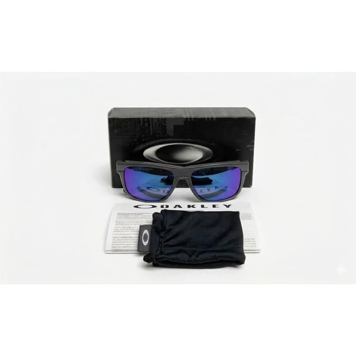 Oakley Breadbox Dark Grey/violet Iridium Toxic Blast Collection 919930