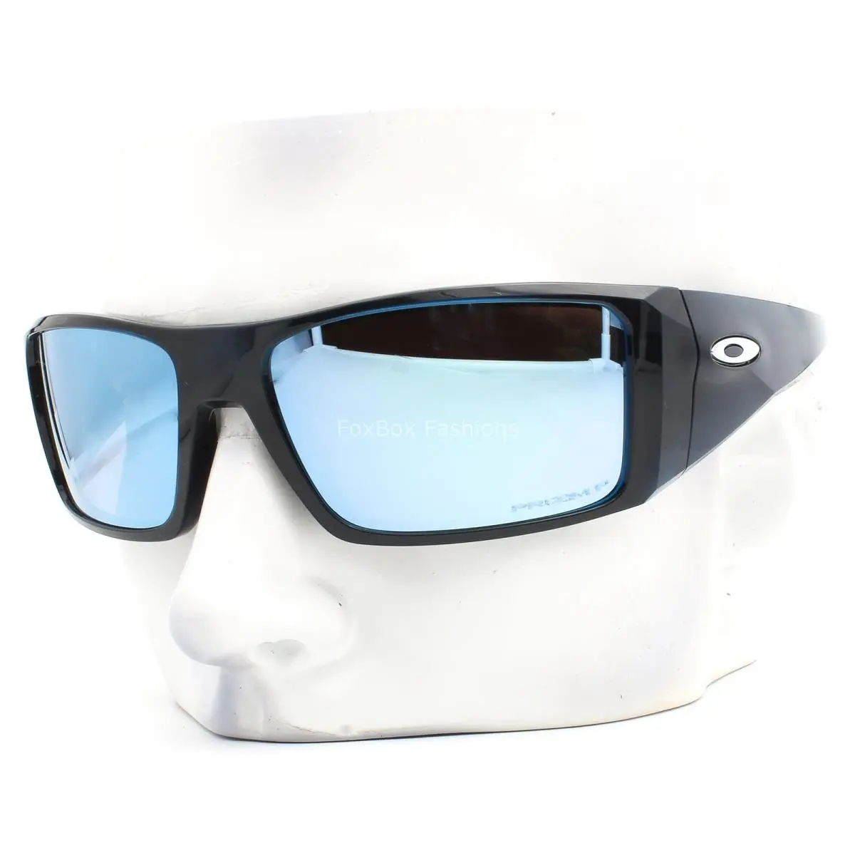 Oakley Heliostat Sunglasses OO9231-1461 Transparent Blue Prizm Deep Water Polar