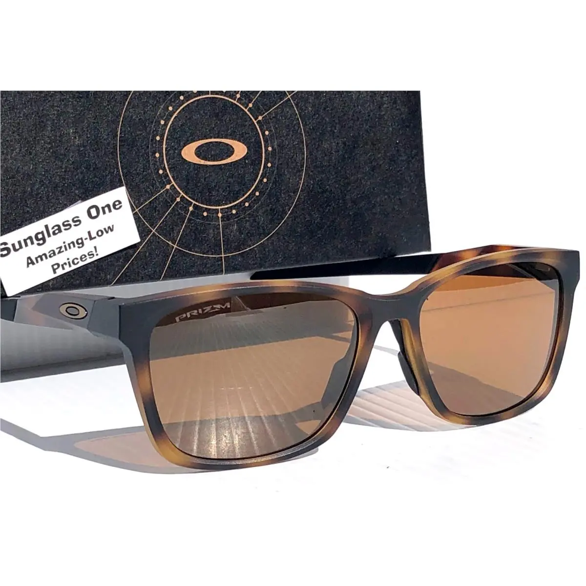 Oakley Paracord Matte Brown Tortoise Prizm Tungsten Lens Sunglass 9506-03