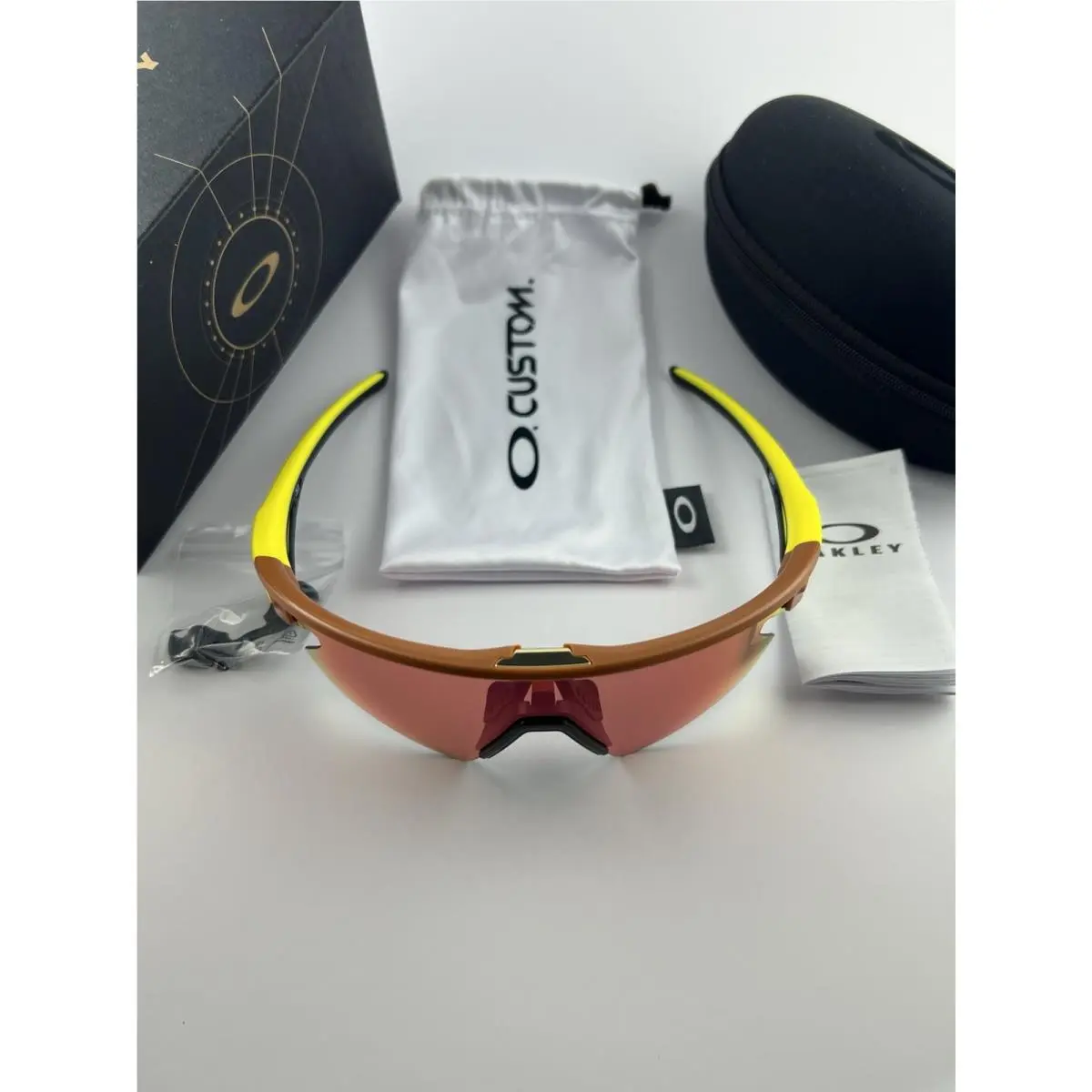 Oakley Sphaera Prime Matte Ginger W/yellow Black Prizm Trail Torch Heater Lens