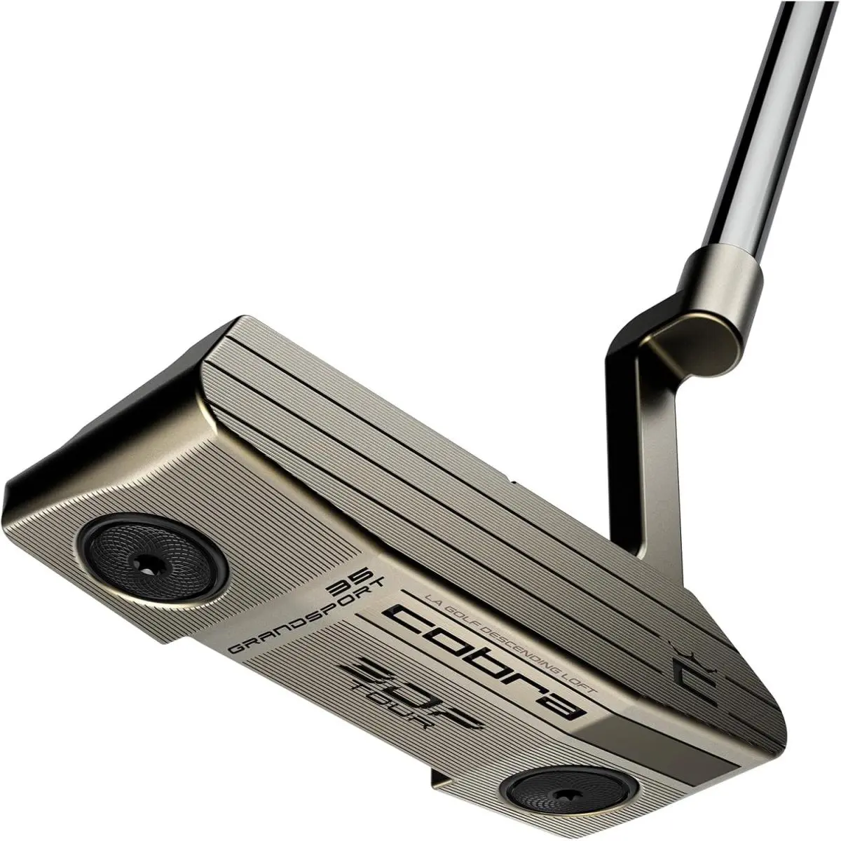 Cobra 3DP Tour Grandsport-35 Putter 35 Blade Plumber`s Neck Left 2026 - Champagne/Black