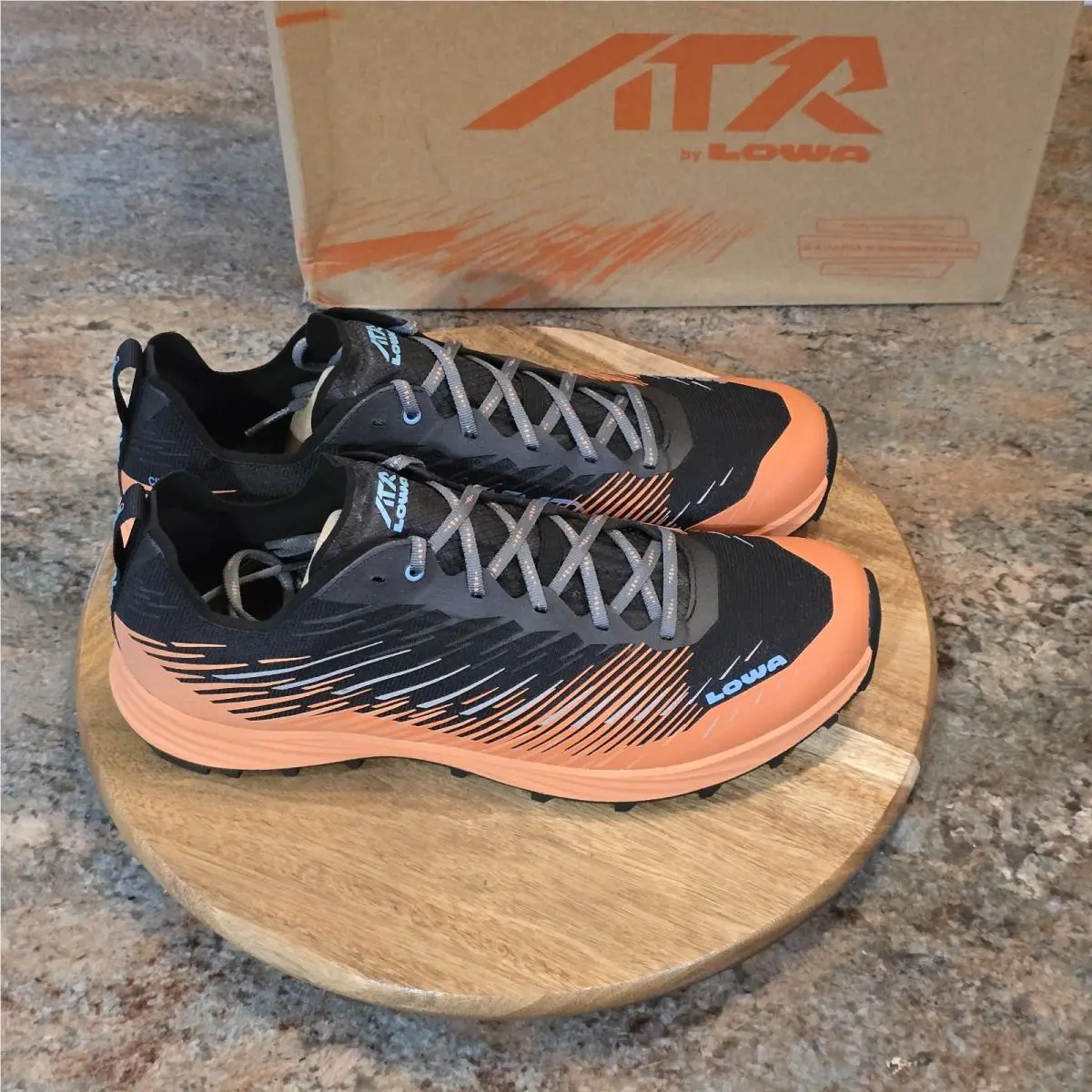 Lowa Citux Black Orange - Womens Sz 10 - Athletic Trail Running Hiking Shoes