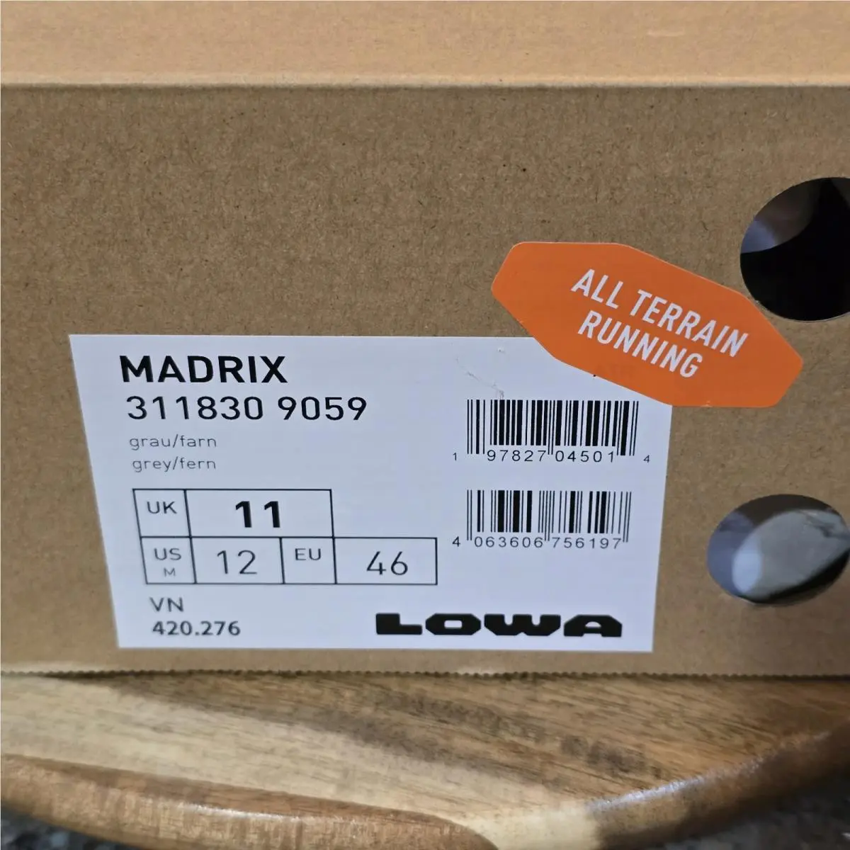 Lowa shoes - LOWA ATR Madrix - ATR Madrix - 3118309059 - Gray 7