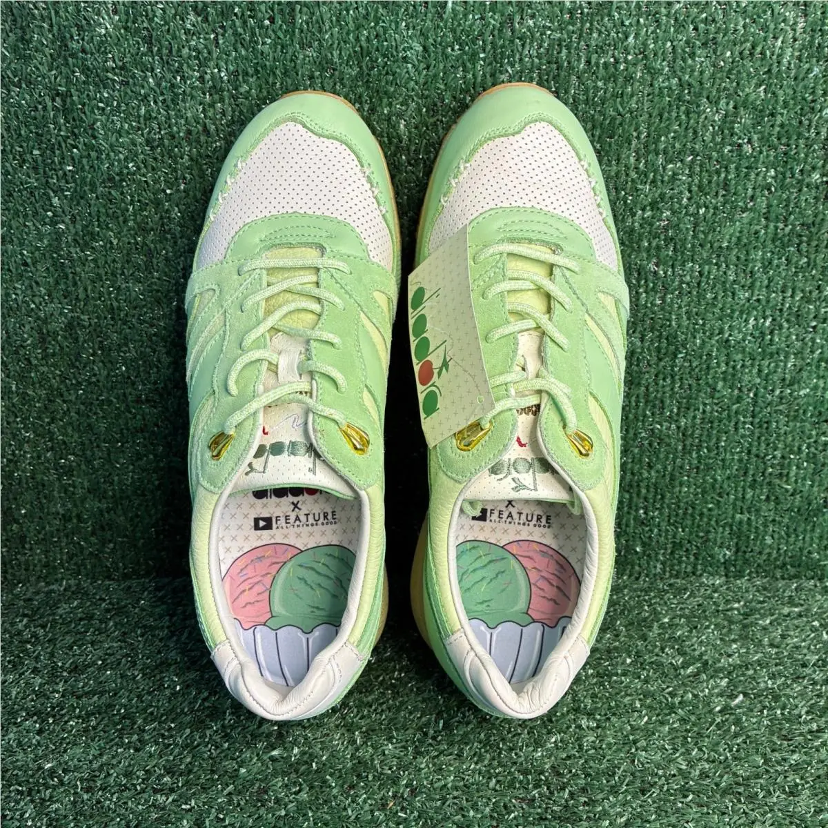 Diadora shoes - Diadora N9000 - Green 3