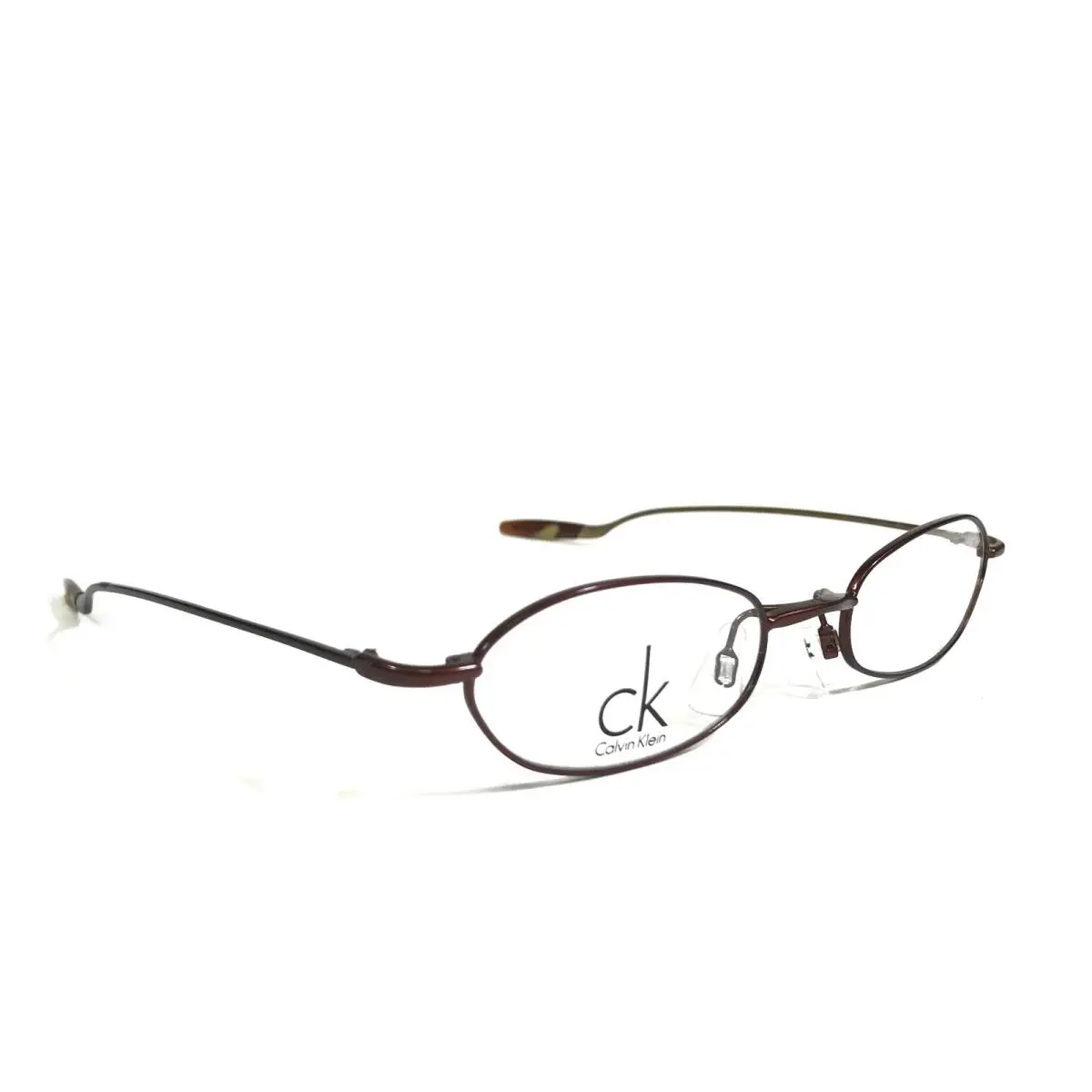 Calvin Klein 5109 224 Eyeglasses Frames Brown Round Full Rim 48-20-135