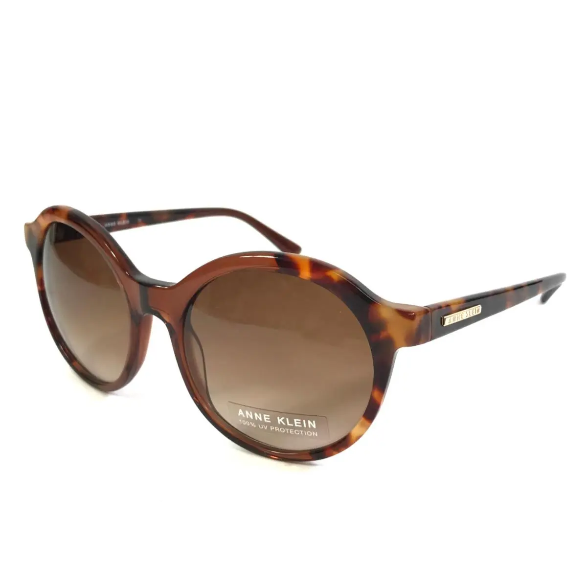 Anne Klein Sunglasses AK7054 208 Mocha Tortoise Frames w/ Gradient Brown Lenses