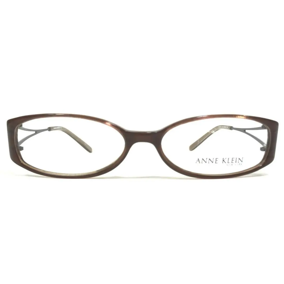 Anne Klein Eyeglasses Frames AK8049 136 Brown Tortoise Rectangular 54-15-130