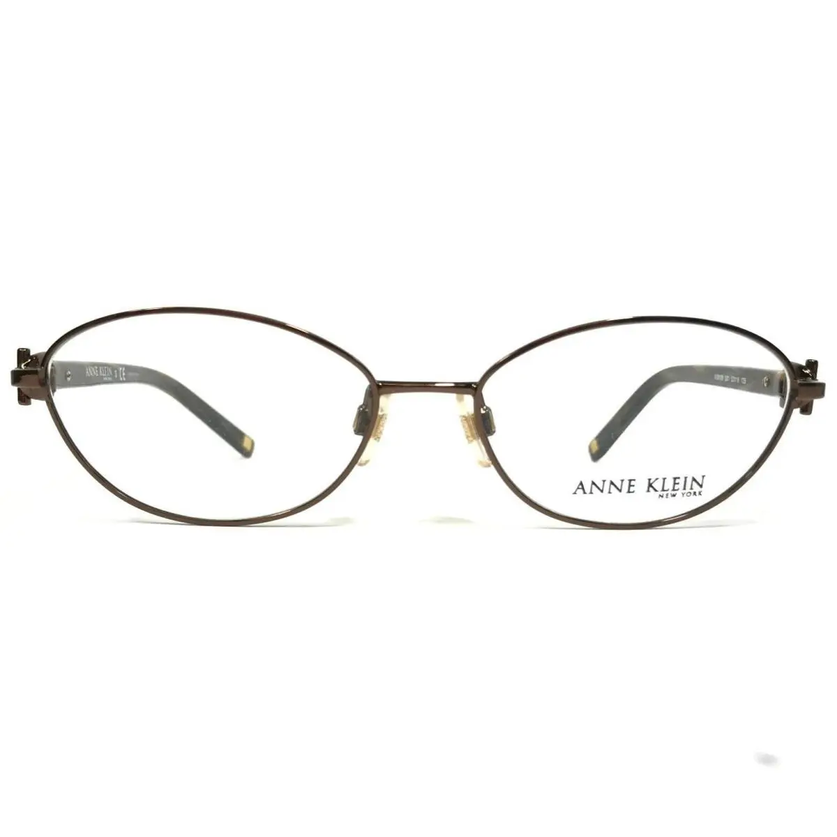 Anne Klein Eyeglasses Frames AK9100 531 Brown Cat Eye Full Wire Rim 53-16-135