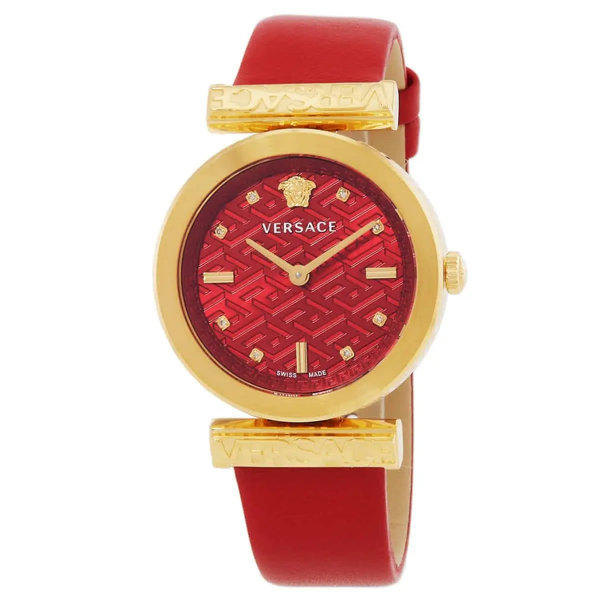 Versace VE6J00423 Regalia Red Dial 34 mm Women`s Watch