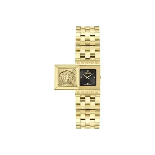 Versace Reveal Women Watch Green Dial with Golden Bracelet VEOC00325