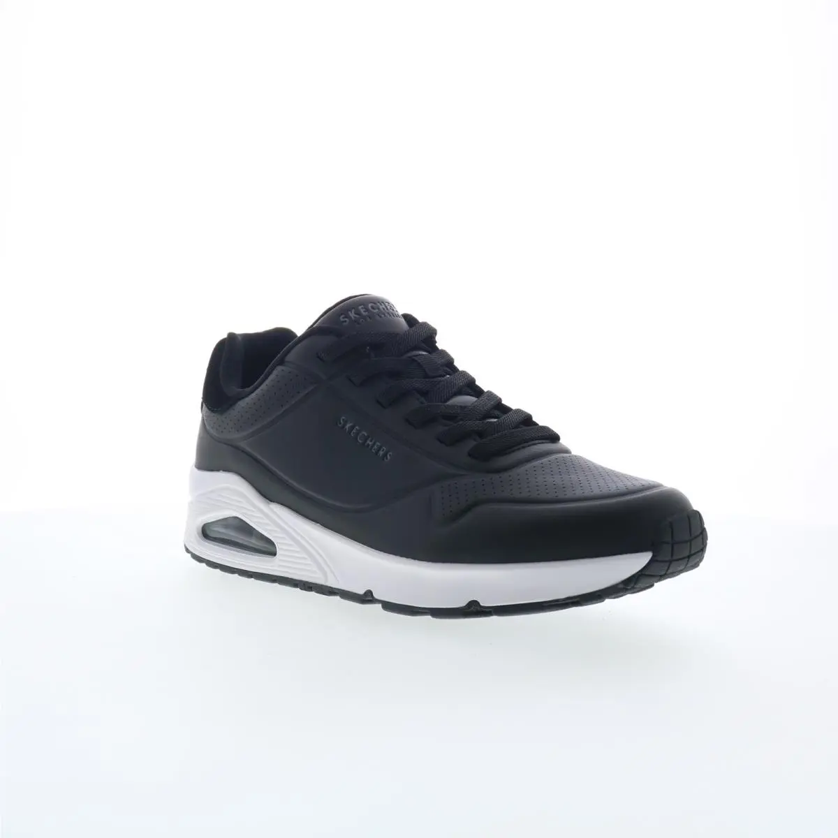 Skechers shoes - Skechers Uno - Tailored Air - 183007-BKW - Black 8