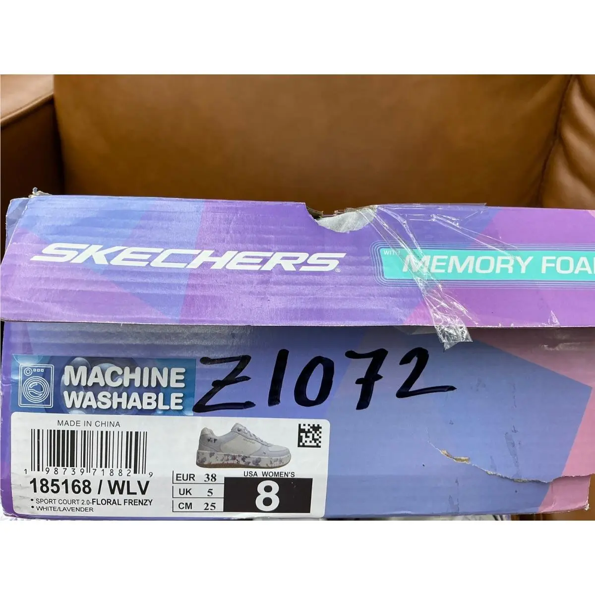 Skechers shoes - Sport Court 2.0 - Floral Frenzy - White 6
