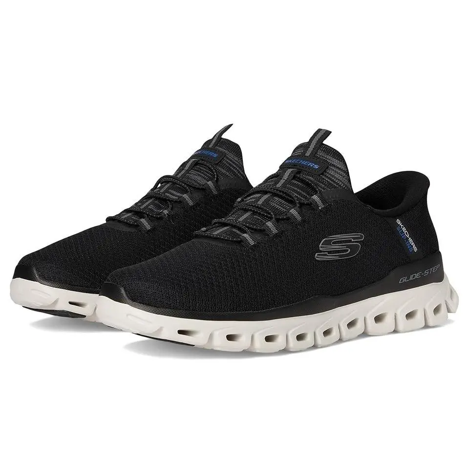 Skechers Men`s Slip-ins Glide-step Noxus Shoes Black Size 9 US