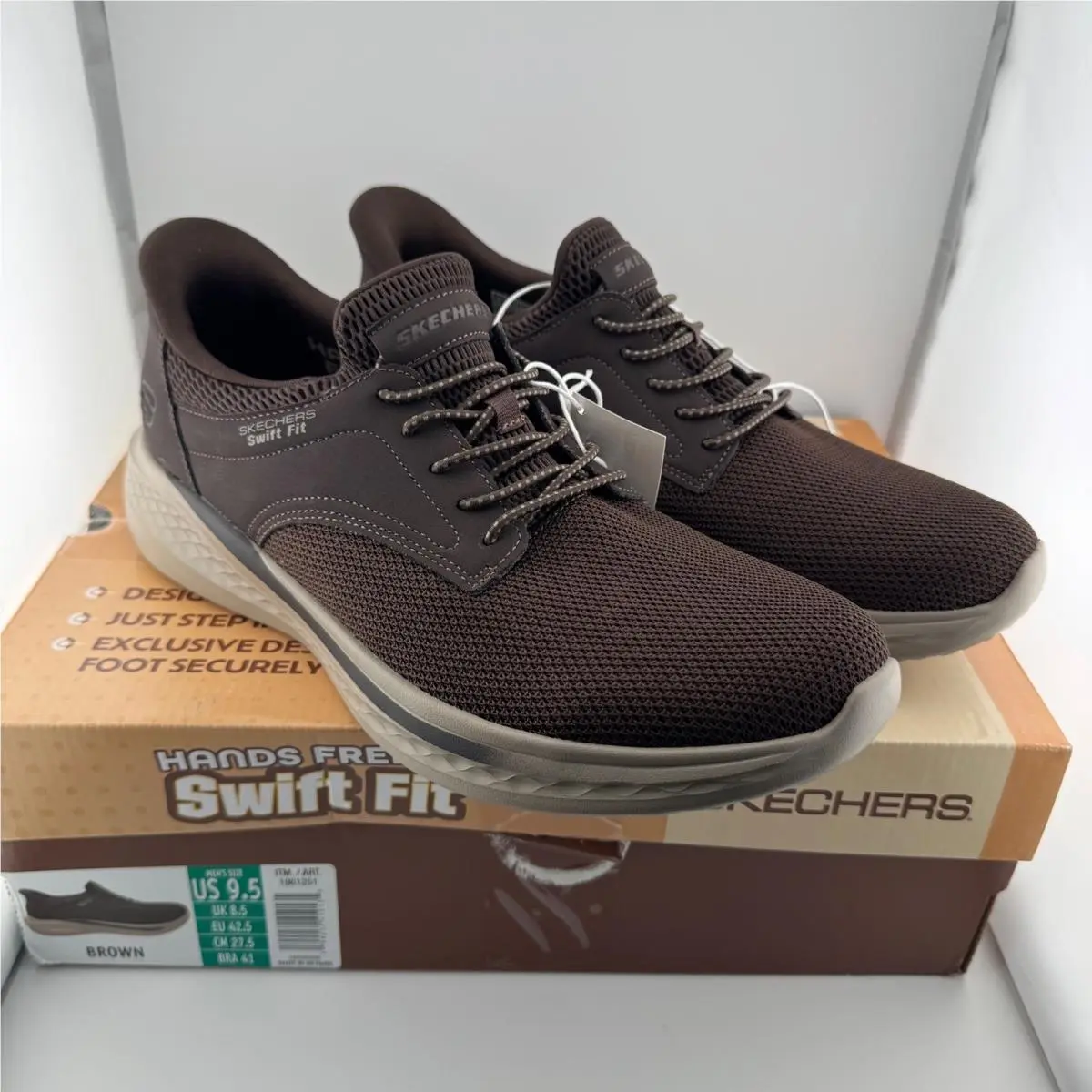 Skechers shoes - Skechers Hands Free Swift Fit - Brown 2
