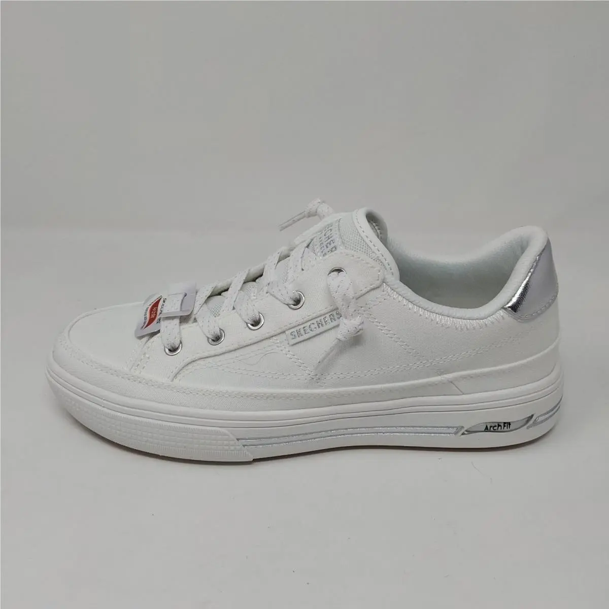 Skechers shoes - Skechers Arch Fit Arcade Glitzle - White 12