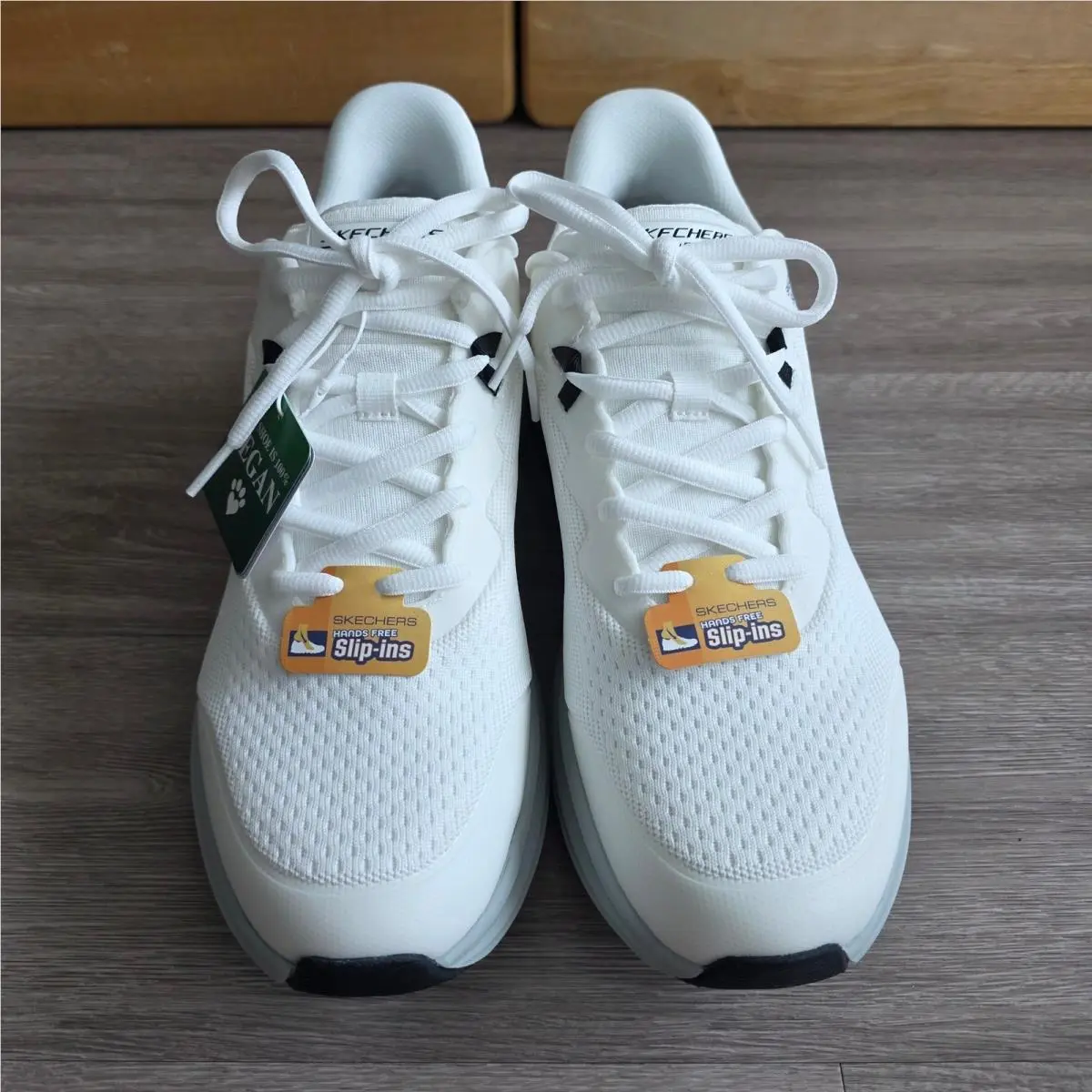 Skechers shoes - Skechers Hands Free Slip-ins Bobs Sport Skillz - White 12