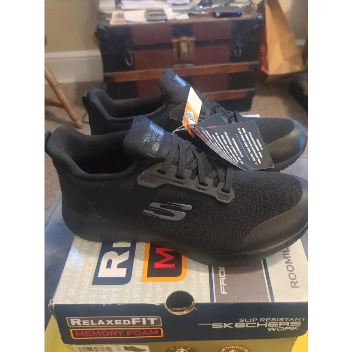 Skechers shoes - SKECHERS Work Squad SR - Work Squad - Black 7